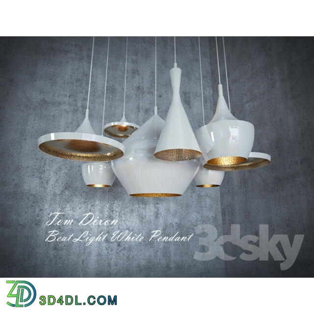 Beat Light White Pendant