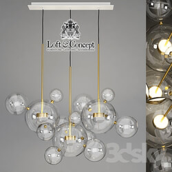 Ceiling light - Suspension light Giopato _ Coombes Bolle BLS 14L Chandelier 