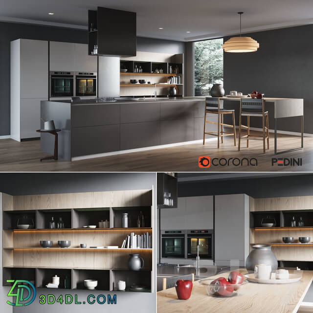 Kitchen Kitchen Pedini Arke 01