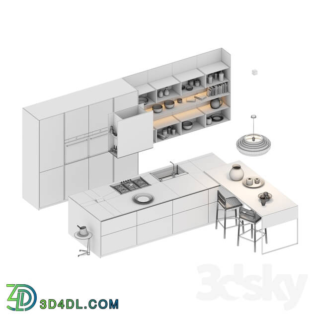 Kitchen Kitchen Pedini Arke 01