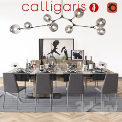 Table Chair Calligaris 