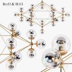 Roll Hill Modo 6 sided chandelier 