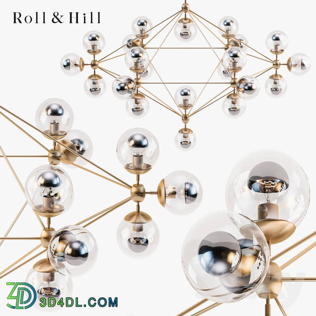 Roll Hill Modo 6 sided chandelier