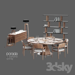 Table Chair Porada Set 