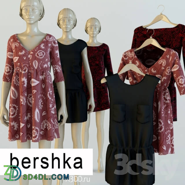 Bershka dress in two positions 
