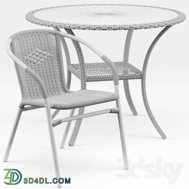 Table _ Chair - Brigance Bistro Table_ Acadian DIning Chair