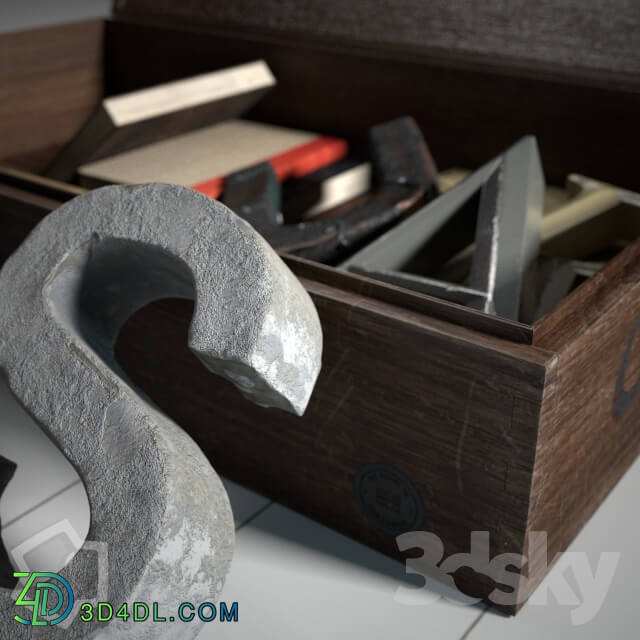 Decorative set Vintage Wood Box set by me