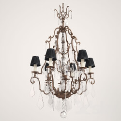 Eichholtz Chateau De Wideville Pendant light 3D Models 