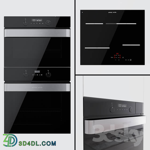 Gorenje oven BO617ORAB compact oven BCS547ORAB and hob ECT693ORAB