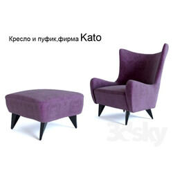 Chair and ottoman firm Kato 