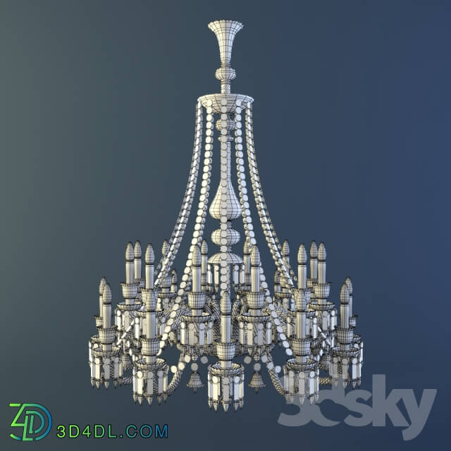 Ceiling light - Baccarat - Helios 24L long