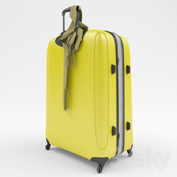 Yellow suitcase 