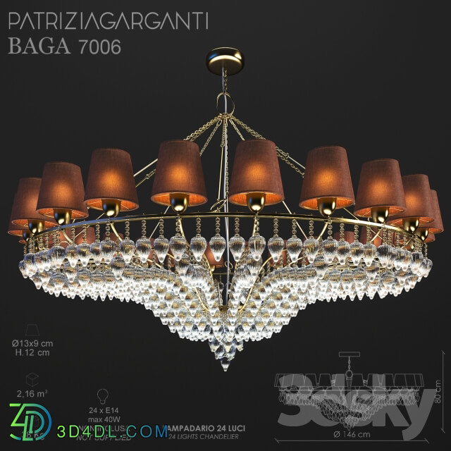 Ceiling light - BAGA 7006 Patrizia Garganti