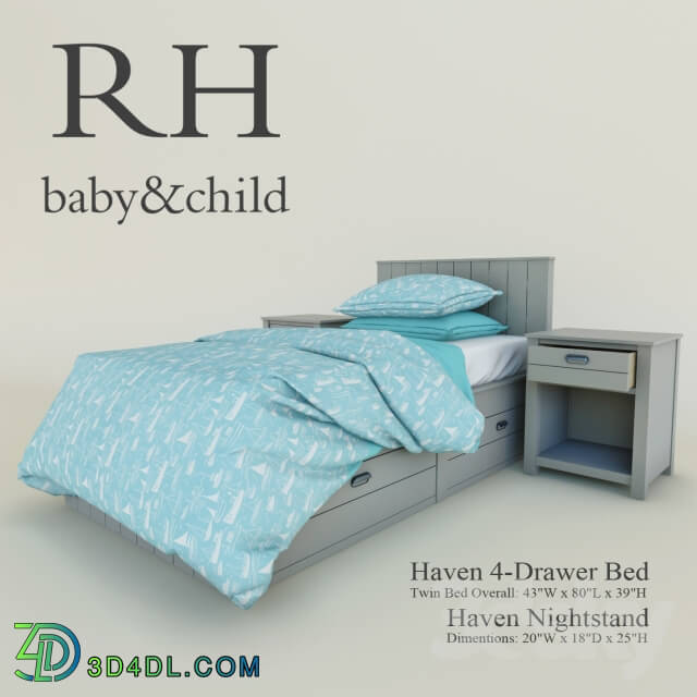 Haven 4 Drawer Bed