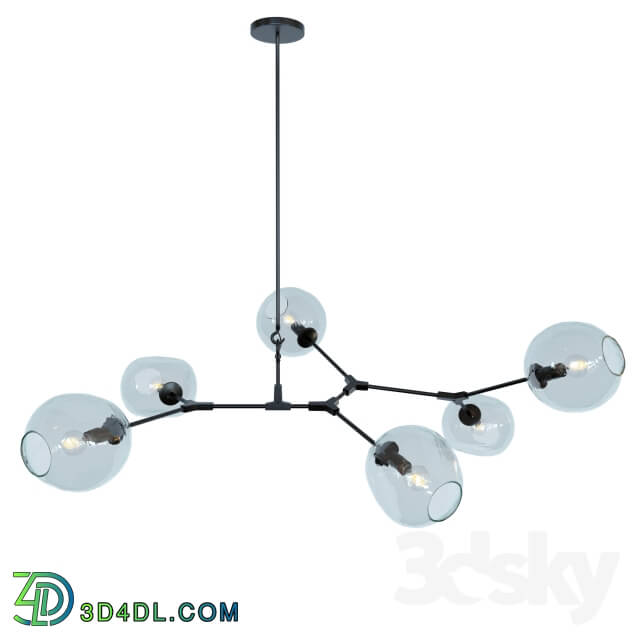 Ceiling light - Branching Bubbles
