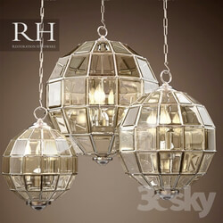 RH STREET GAS LAMP PENDANT 3 size  