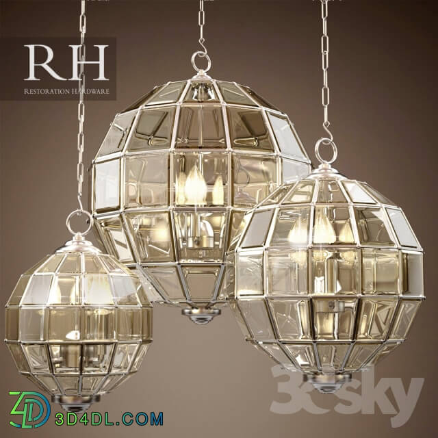 RH STREET GAS LAMP PENDANT 3 size 