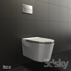 Roca Khroma toilet flushing and key In Wall 