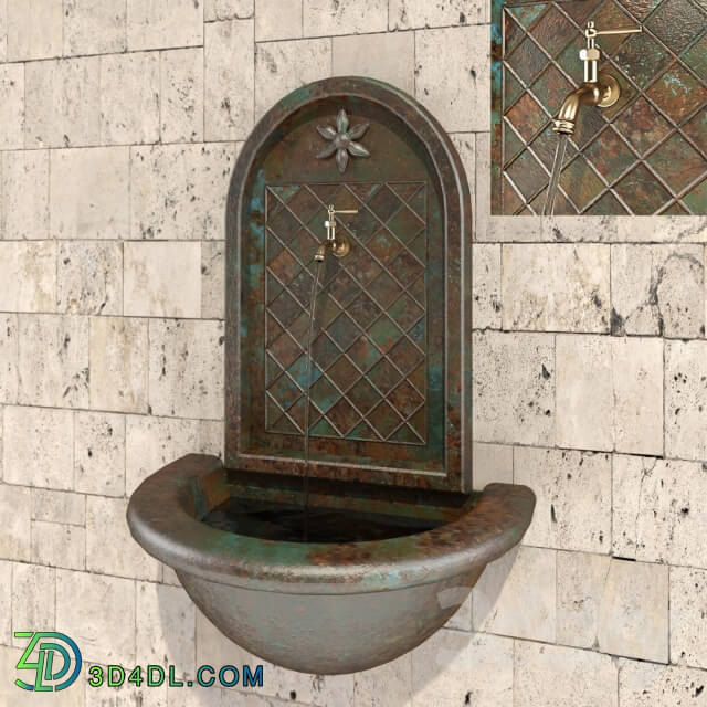 Outdoor Wall Fontaine Other 3D Models