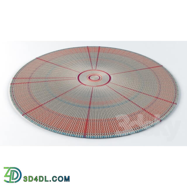 Other decorative objects knitted circular carpet