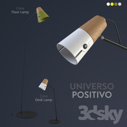 Universo Positivo Cone Floor Lamp 