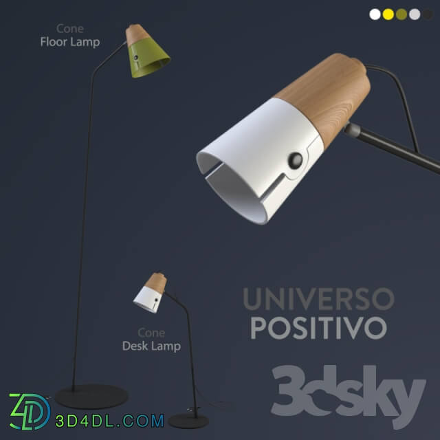 Universo Positivo Cone Floor Lamp