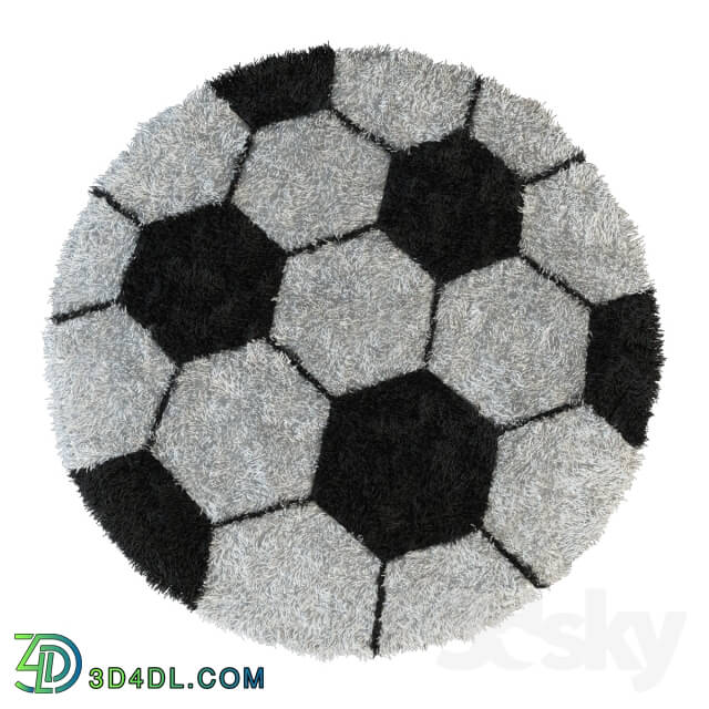Round carpet football