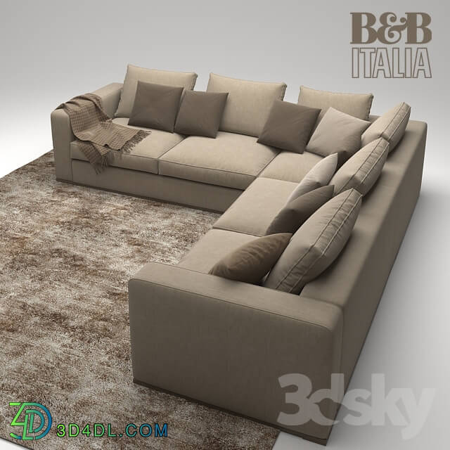 Sofa - Sofa MAXALTO B _amp_ B ITALIA OMNIA