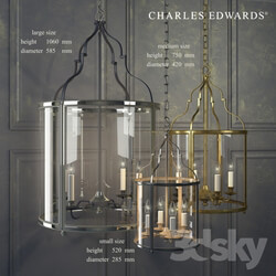 CHARLES EDWARDS ROUND WHITEHALL Pendant light 3D Models 