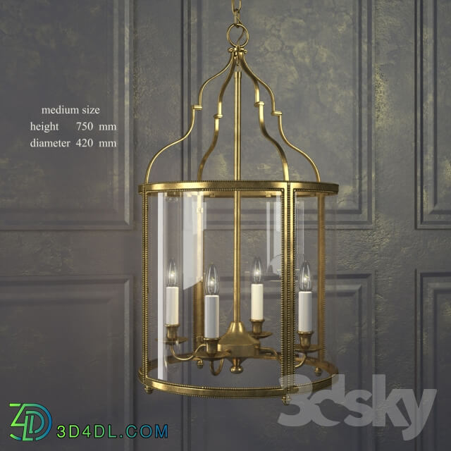 CHARLES EDWARDS ROUND WHITEHALL Pendant light 3D Models