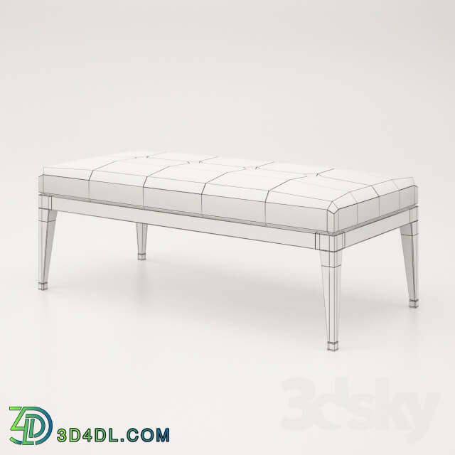 Other soft seating - Baker - MODERN MOMENT BENCH No. 3616