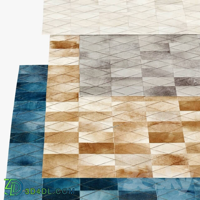 RH ARLEQUIN HIDE RUGS