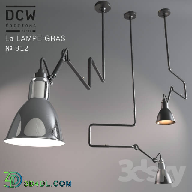 Ceiling light - Chandelier La LAMPE GRAS 312