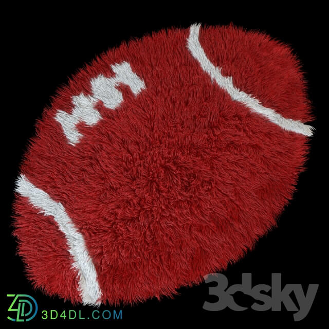 Miscellaneous Carpet Round Soccer