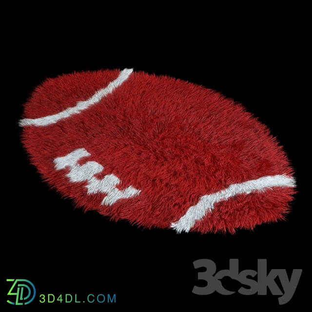 Miscellaneous Carpet Round Soccer