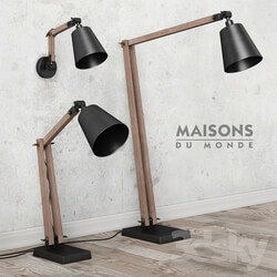 Set of industrial lamps by Maisons du Monde 