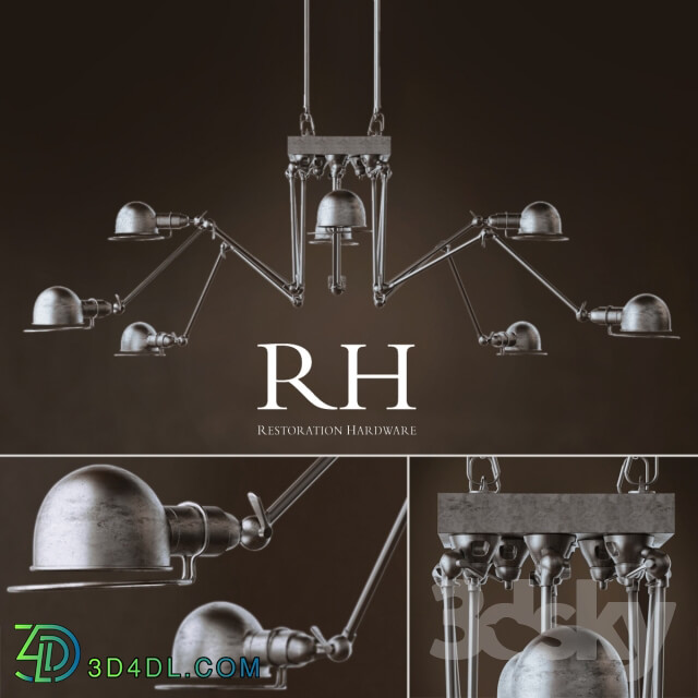 RH ATELIER CHANDELIER