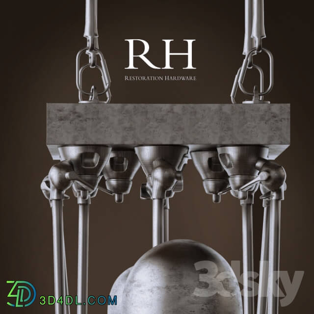 RH ATELIER CHANDELIER