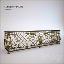 Other architectural elements Forged balcony 