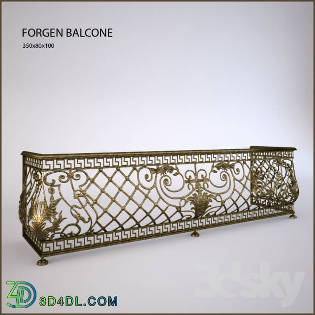 Other architectural elements Forged balcony