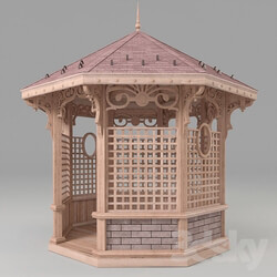 French Pergola Other 3D Models 