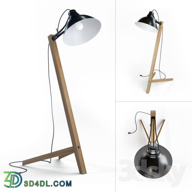 Scandinavian floor lamp