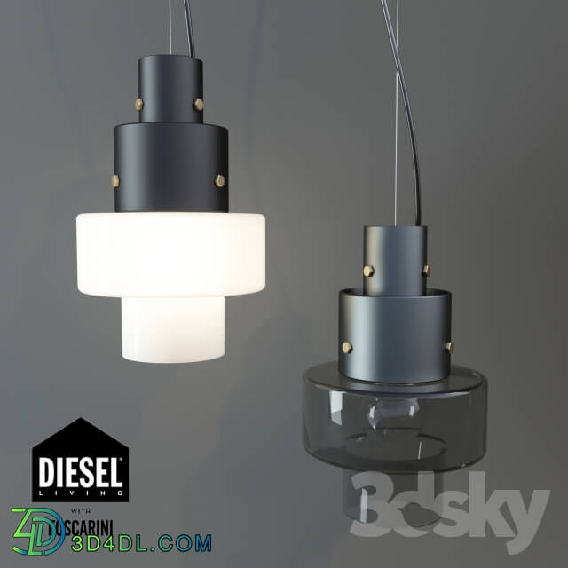 Diesel with Foscarini Gask Pendant light 3D Models