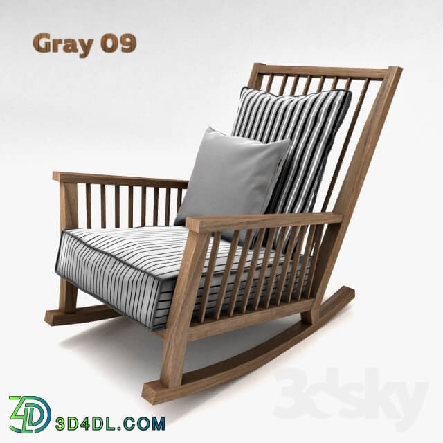 Gray 09 Armchair