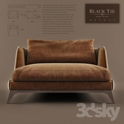 Brando armchair by Black Tie 