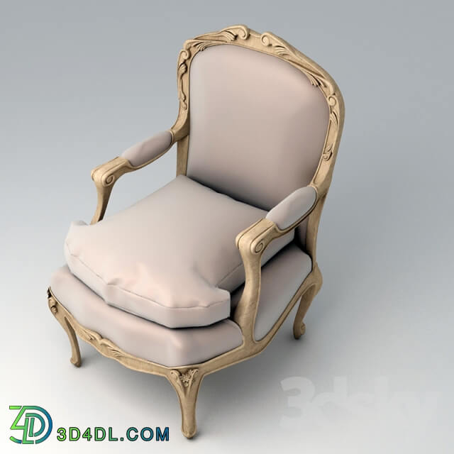 Arm chair - Classic Louis XV chair