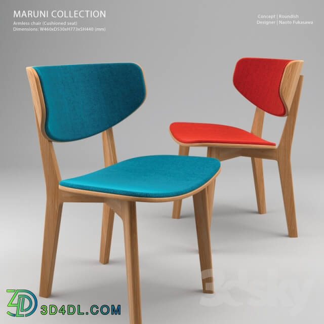 Maruni Armless Chair