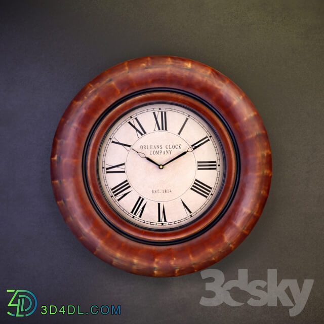 Wall clocks collection number 5 Watches Clocks 3D Models