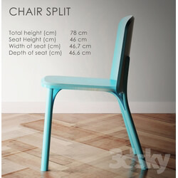 Chair - Split chair 
