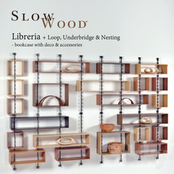 Other SlowWood Libreria bookcase with deco 